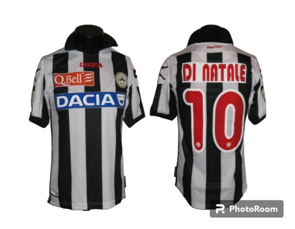 MAGLIA UDINESE 2007/2008 AWAY NO MATCH WORN LOTTO SERIE A